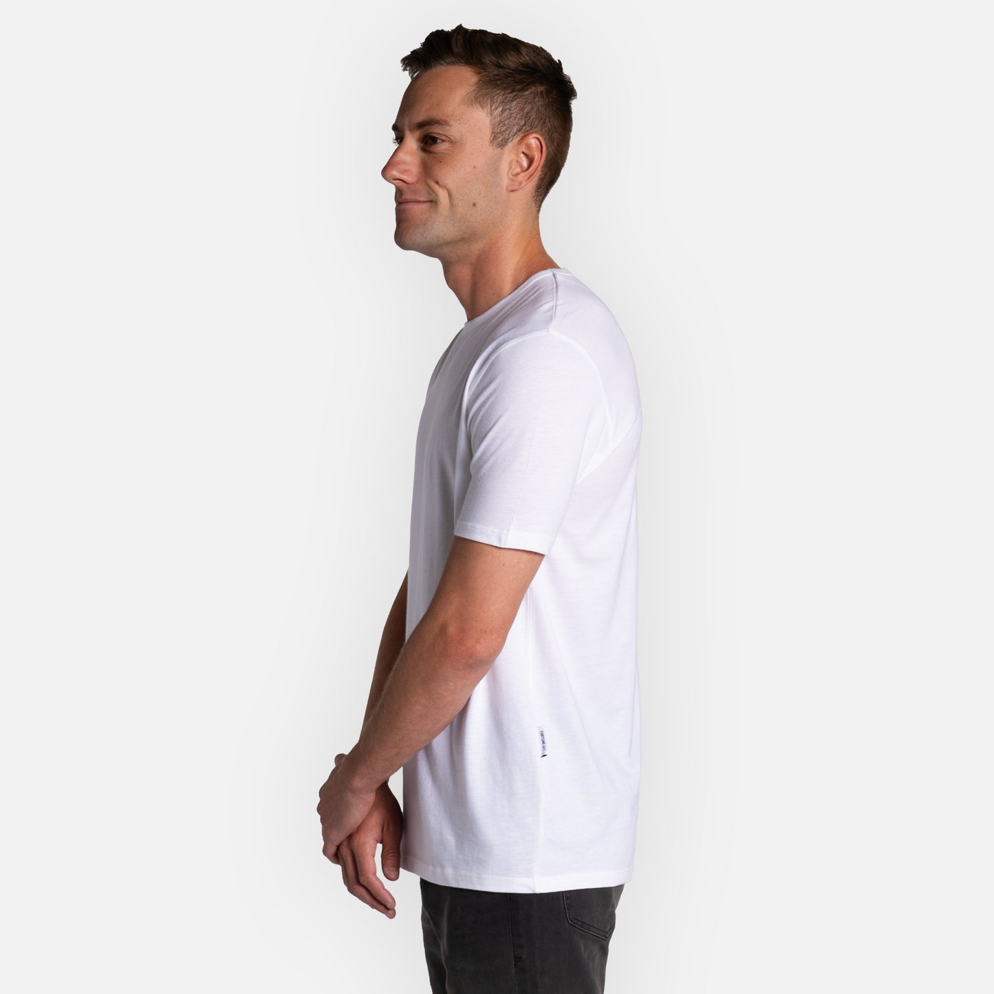 Commit Tee Classic Hem - White