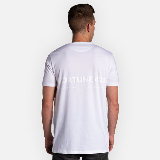 Create Tee Split Hem - White