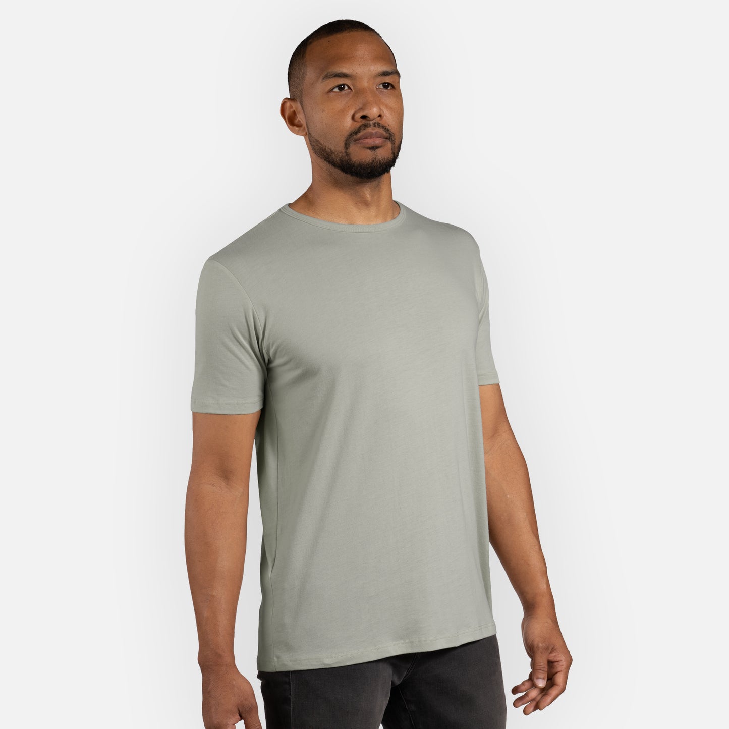 Signature Tee Classic Hem - Sage