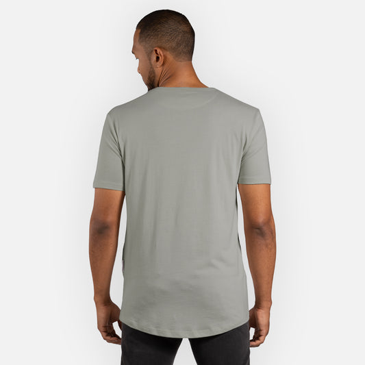 Signature Tee Curved Hem - Sage