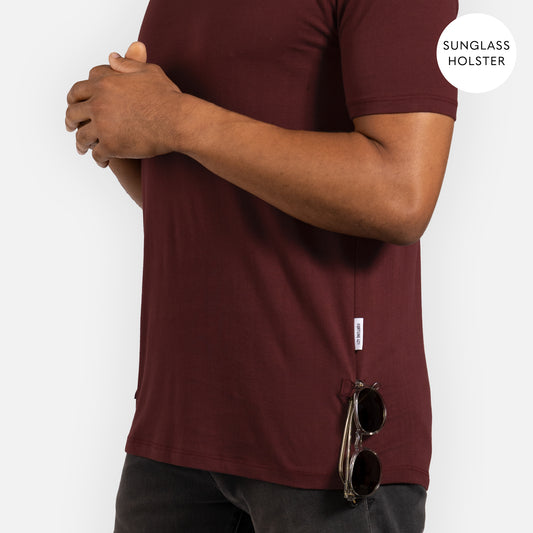 Legacy Tee Classic Hem - Sangria