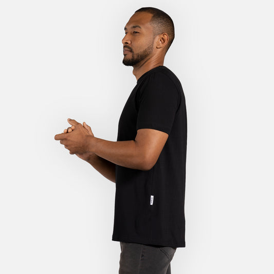 Signature Tee Classic Hem - Black