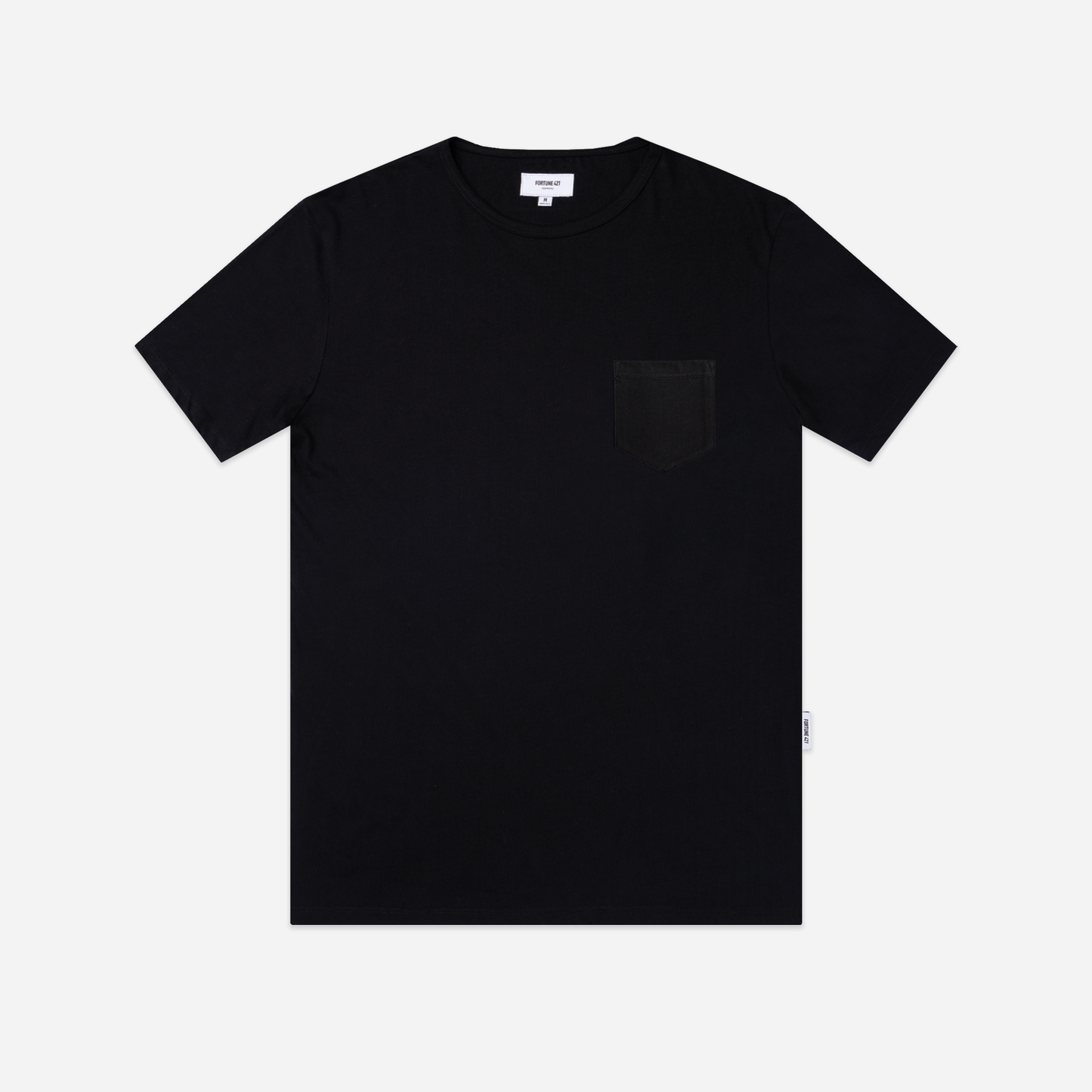 Pocket Tee Classic Hem - Black