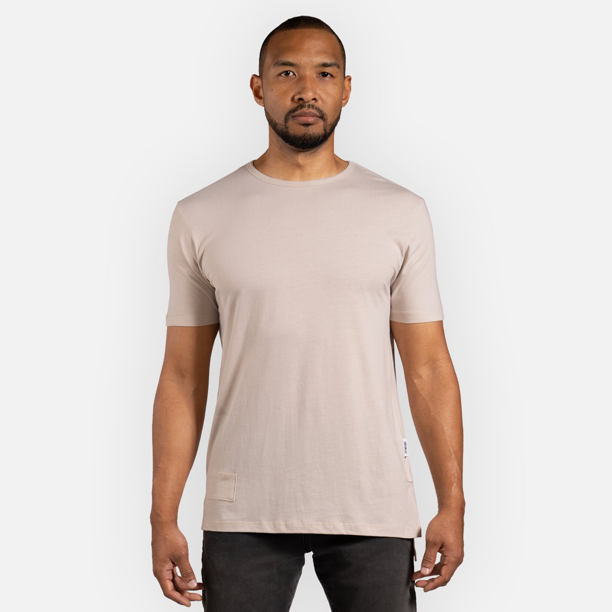 Legacy Tee Split Hem - Sand – FORTUNE 421