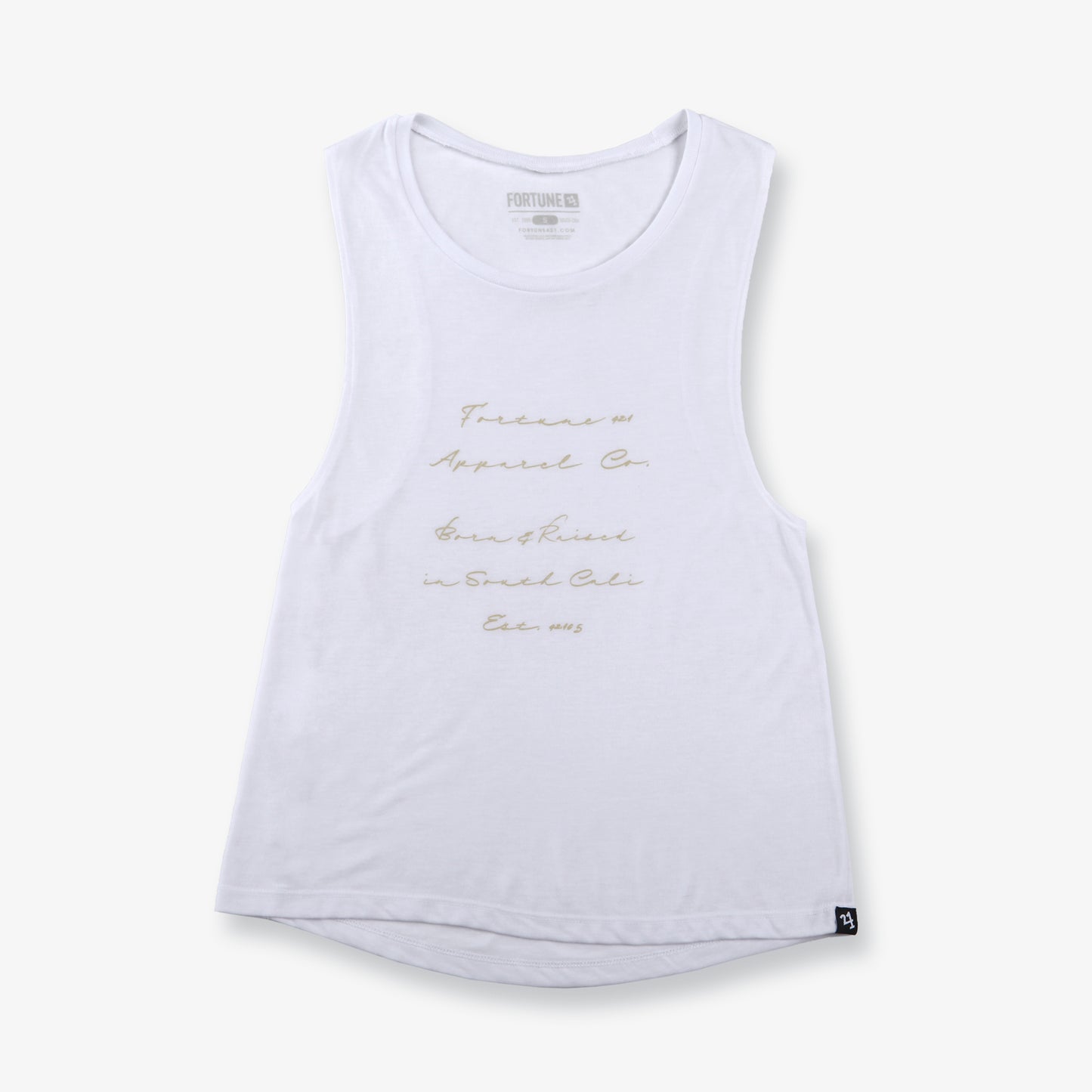 Represent Muscle Tank - White